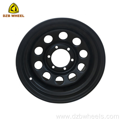 6/139.7 Spoke 16 Inch Black Suv Steel Wheel